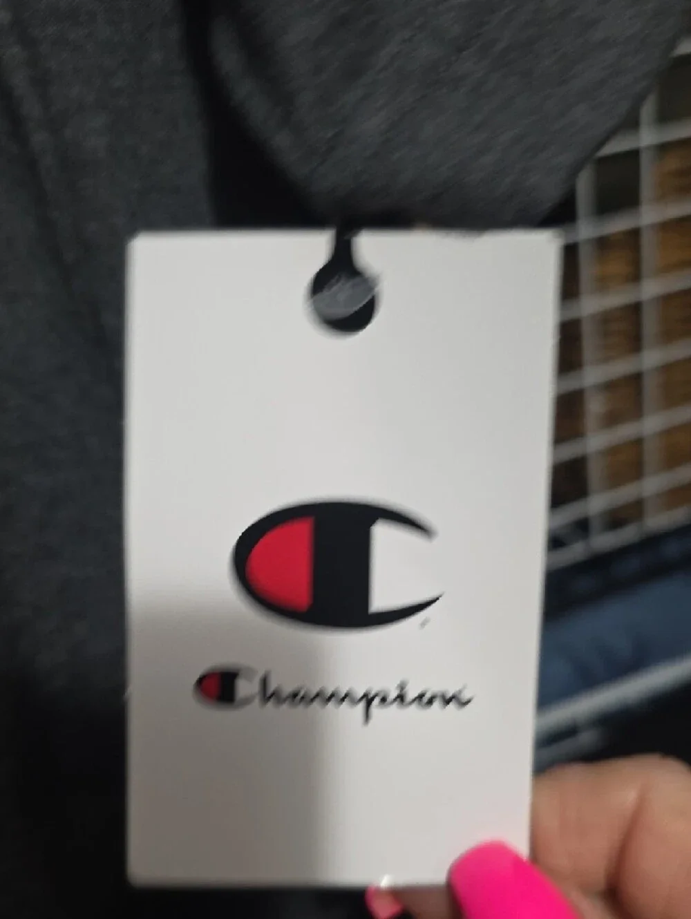 Champion Gray Short-Sleeve Crewneck T-Shirt - Picture 3 of 4